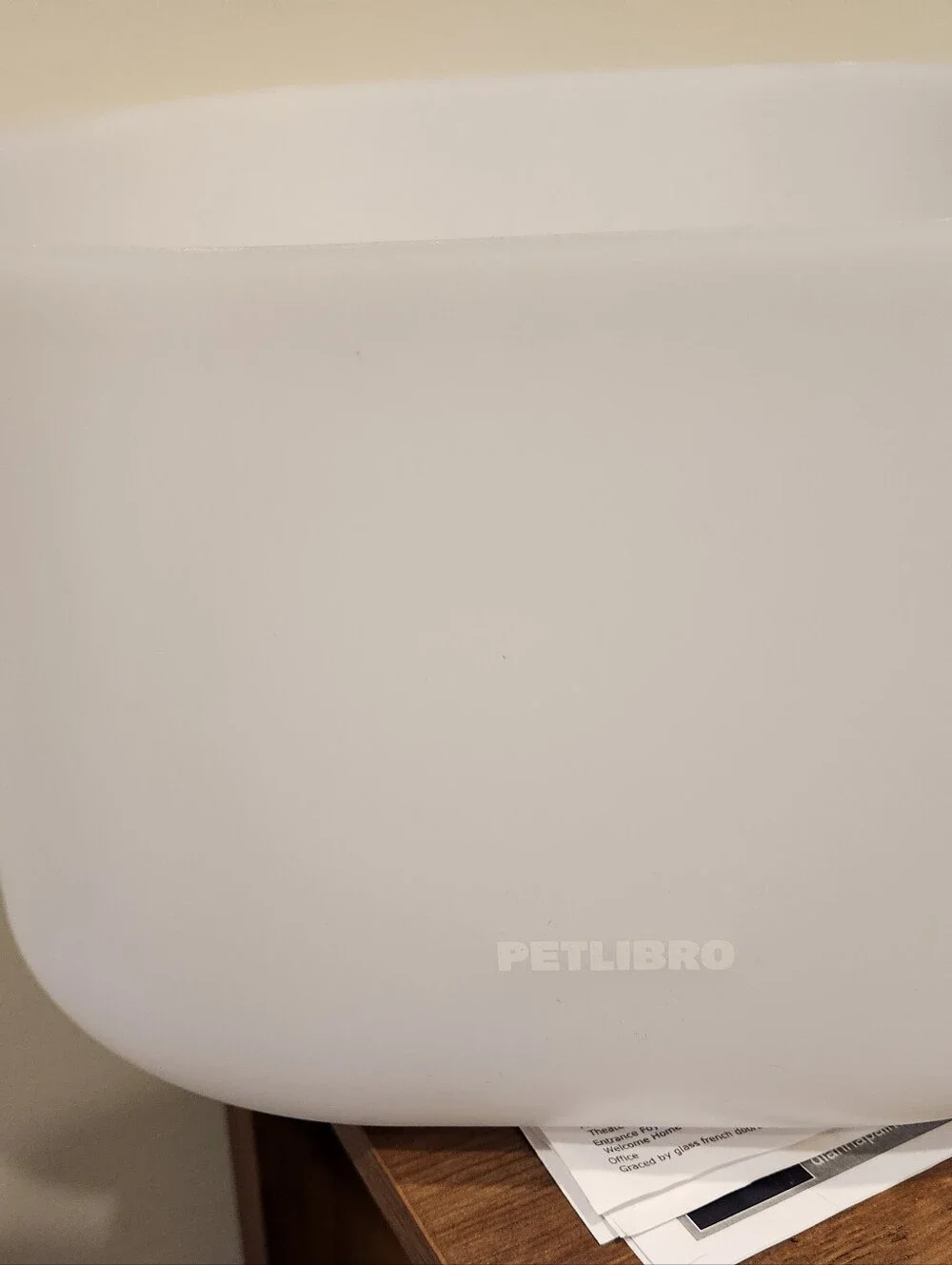 Used PETLIBRO Capsule Dog Water Fountain White/Teal